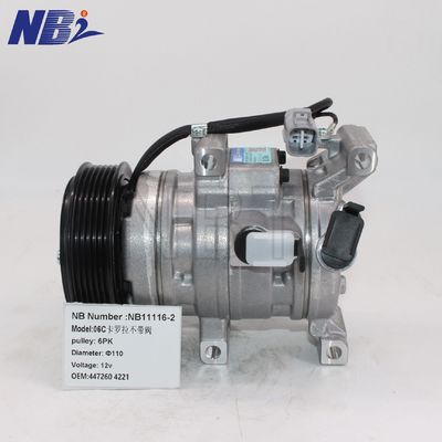 ভালো দাম 06C করোলার জন্য OEM 447260 4221 নতুন 12V 6PK ভোল্টেজ বিনা ভালভ পলি ইঞ্জিন মাউন্ট অনলাইন