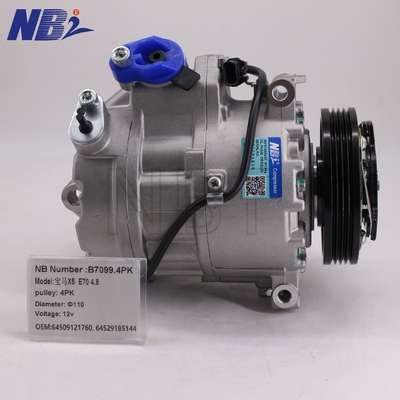 ভালো দাম BMW X5 E70 4.8 এর জন্য নতুন পুলি 4PK 110 ব্যাস 12V ভোল্টেজ OEM 64509121760,64529185144 এয়ার কম্প্রেসার অনলাইন