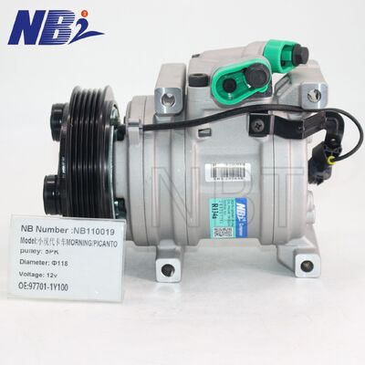 Kia Picanto 1.2 এর জন্য 4x4 12V Car AC Compressor, প্রতিস্থাপন যন্ত্রাংশ 977011Y100 97701 1Y100 97701-1Y001 এয়ার কন্ডিশনিং সিস্টেম